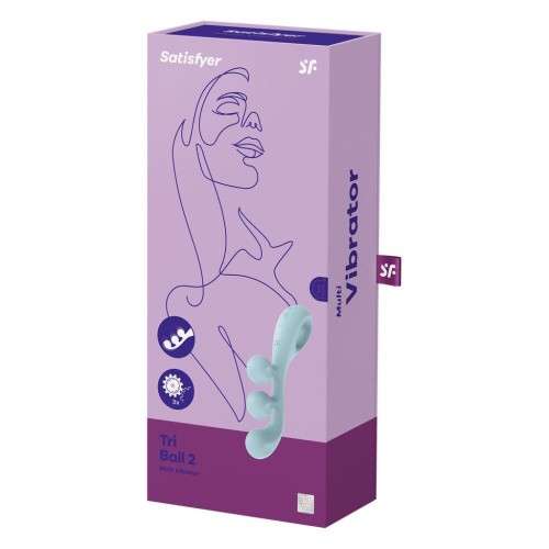 Satisfyer Tri Ball 2 - Вибратор с тремя шариками, 20.5х3 см